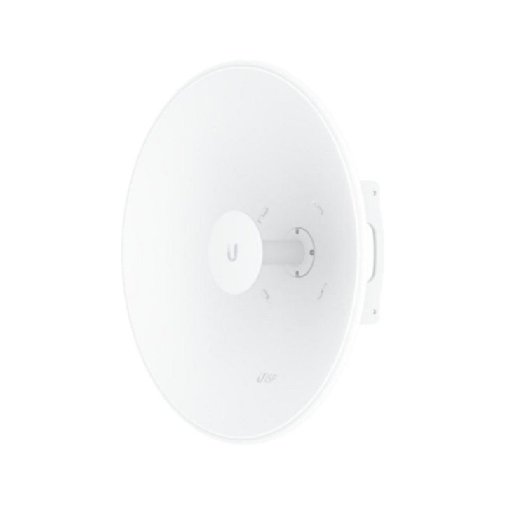 Antena Ubiquiti UISP Dish 30 dBi parabólica dual 5.15-6.875 GHz exterior IPX6 aluminio blanca