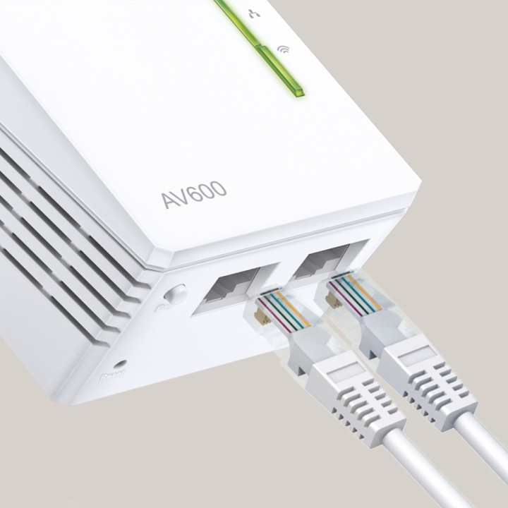 Powerline TP-Link AV600 WiFi Ethernet (TL-WPA4220T KIT)