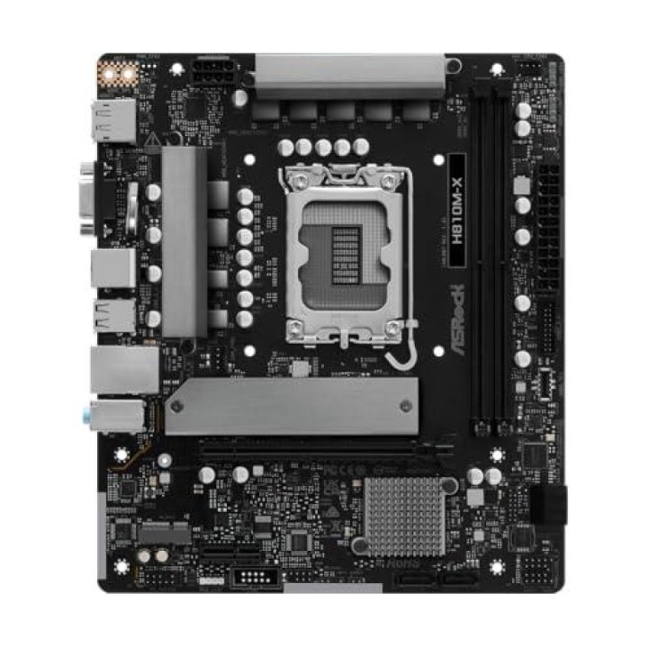 Placa Base ASRock H810M-X Intel H810 LGA 1851 Micro ATX