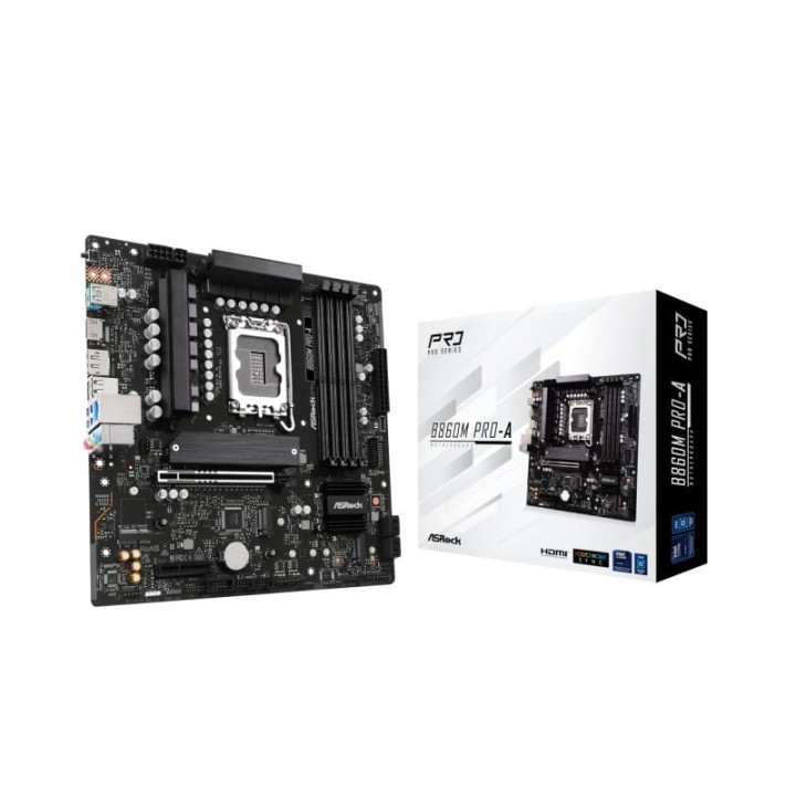 Placa Base Asrock B860 Intel LGA 1851 Micro ATX B860M Pro-A DDR4 PCIe 3.0 M.2