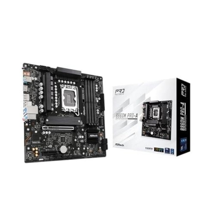 Placa Base Asrock B860 Intel LGA 1851 Micro ATX B860M Pro-A DDR4 PCIe 3.0 M.2