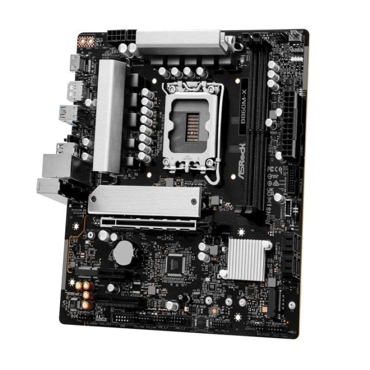 Placa Base Asrock B860M-X LGA 1851 Micro ATX DDR5 PCIe 3.0 M.2 USB 3.1 Gen2 HD Audio