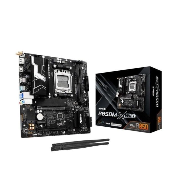 Placa Base ASRock B860 Micro ATX LGA 1851 B860M-X WiFi DDR5 USB 3.2 SATA PCIe WiFi