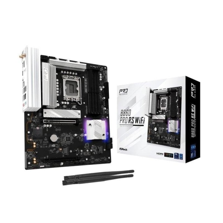 Placa Base ASRock B860 LGA 1851 ATX Pro Race Sport WiFi DDR5 PCIe 3.0 Multi-GPU