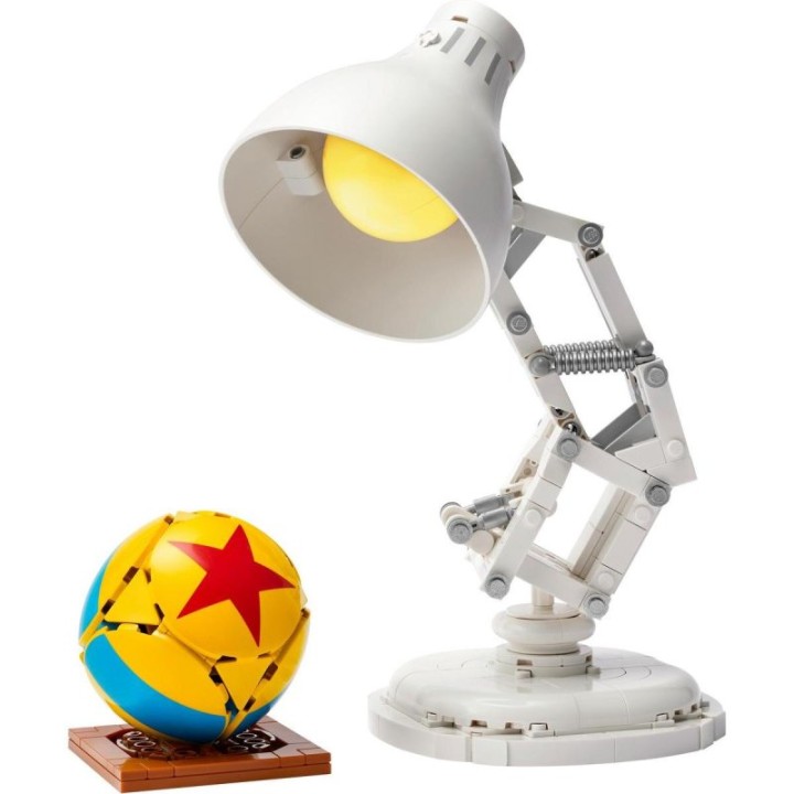 Set de exposición LEGO Ideas Disney Pixar Luxo Jr. 613 piezas articulado para adultos