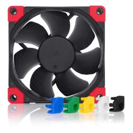Ventilador suplementario Noctua NF-A8 PWM Chromax.black.swap 80mm 2200RPM ultra-silencioso personalizable