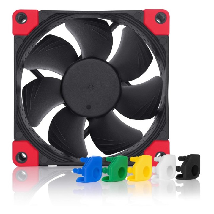 Ventilador suplementario Noctua NF-A8 PWM Chromax.black.swap 80mm 2200RPM ultra-silencioso personalizable