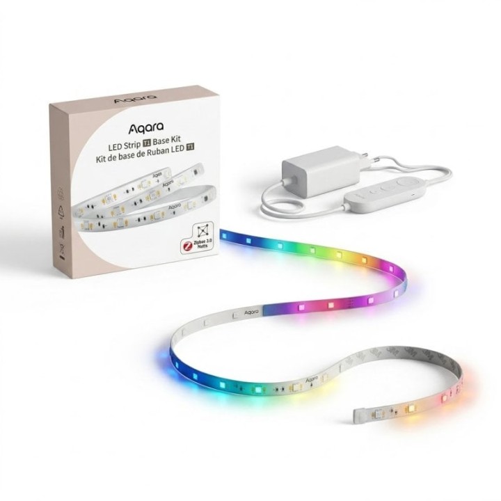 Cinta LED Aqara T1 Basic 1m RGB CCT Zigbee 3.0 Extensible hasta 10m