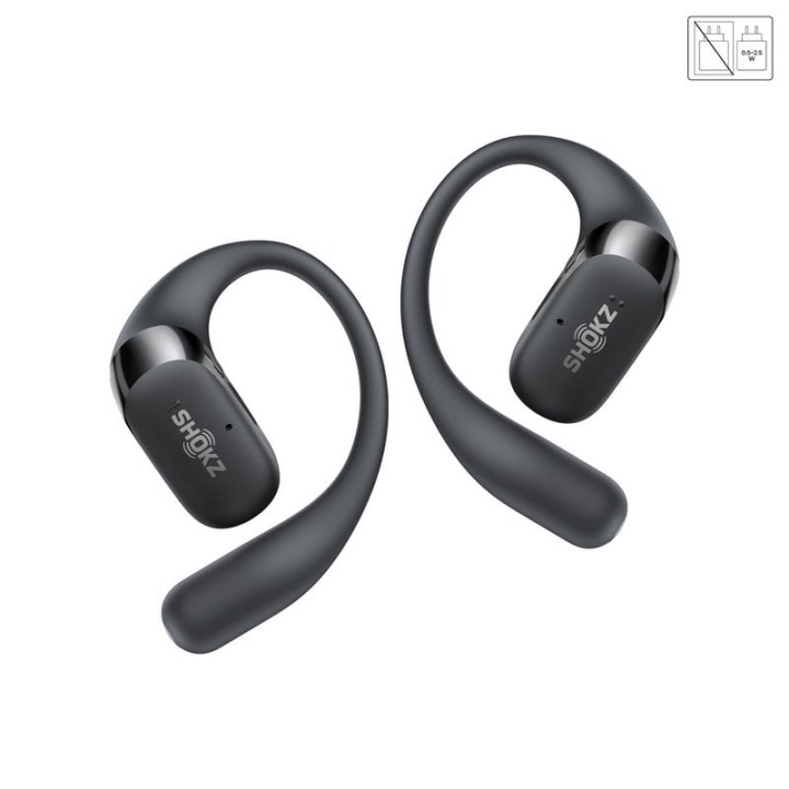 Shokz Openfit 2 Plus Auriculares Open-Ear Inalámbricos Bluetooth Negros