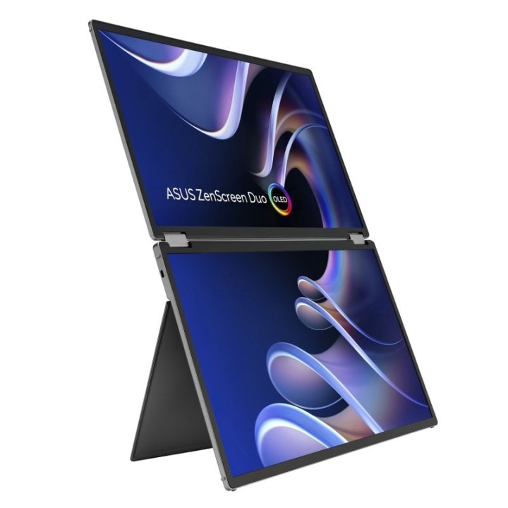ASUS ZenScreen Duo OLED MQ149CD 14″ 1920x1200 OLED 1ms Plata Panel Brillante Dual Screen