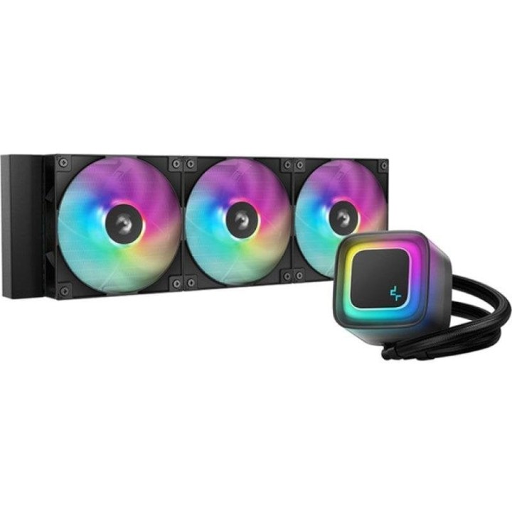 Refrigerador de CPU DeepCool LE360 V2 RGB 3x120mm Aluminio PWM ARGB Multisocket