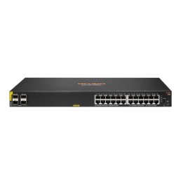 Switch HPE Aruba CX 6000 24 Puertos RJ-45 4 SFP 56Gbps 370W PoE Gestionado