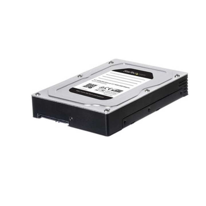 Adaptador de disco duro StarTech.com 25SATSAS35HD SATA/SAS 2.5" a 3.5" Aluminio Negro/Plata