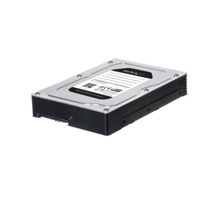 Adaptador de disco duro StarTech.com 25SATSAS35HD SATA/SAS 2.5" a 3.5" Aluminio Negro/Plata