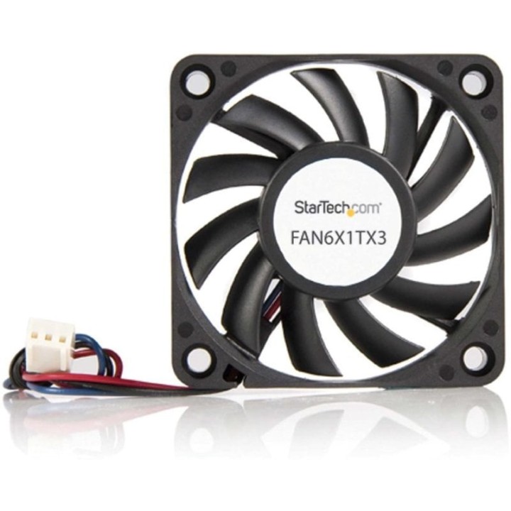 Ventilador suplementario StarTech FAN6X1TX3 60mm 4000RPM doble rodamiento de bolas TX3/LP4 negro