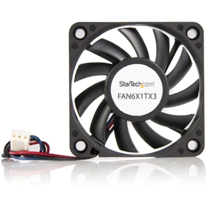 Ventilador suplementario StarTech FAN6X1TX3 60mm 4000RPM doble rodamiento de bolas TX3/LP4 negro
