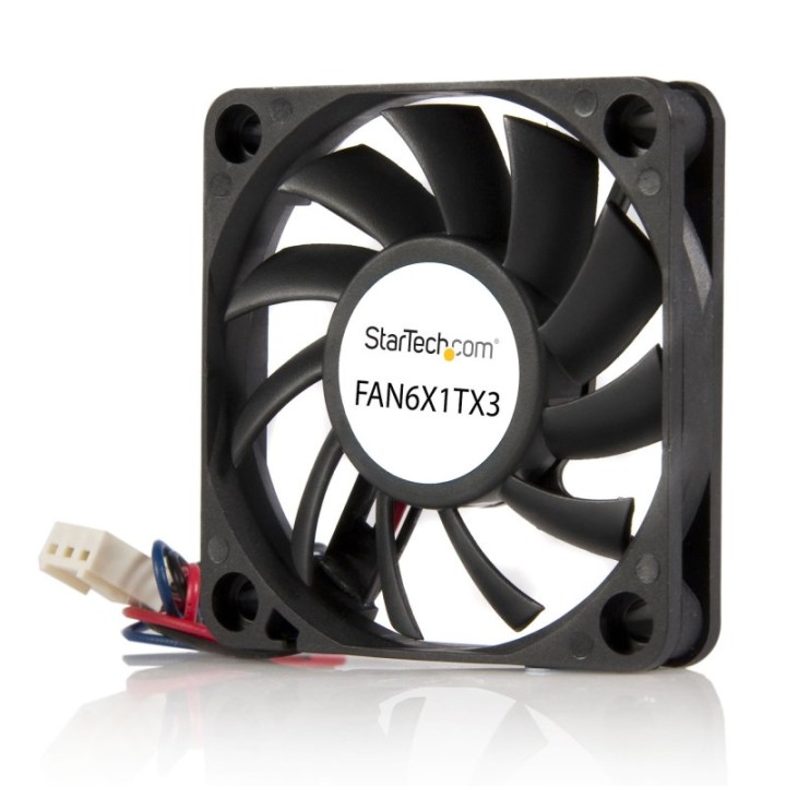 Ventilador suplementario StarTech FAN6X1TX3 60mm 4000RPM doble rodamiento de bolas TX3/LP4 negro