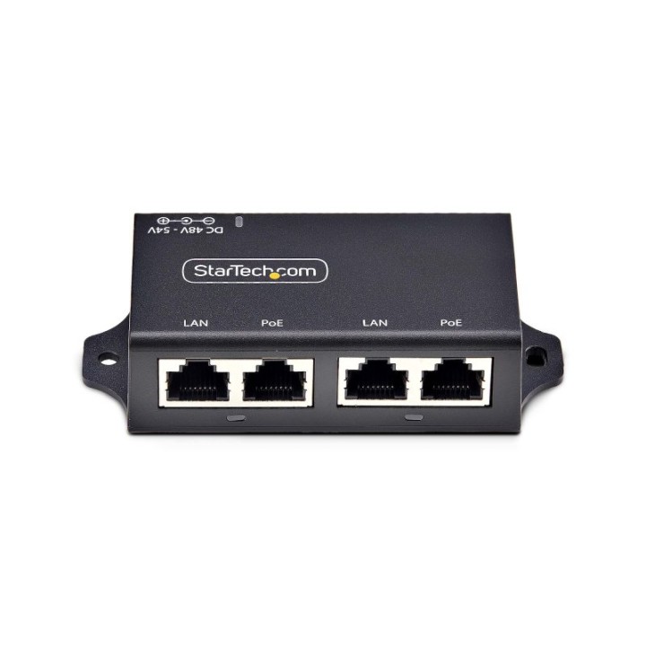 Fuente de Alimentación StarTech 30W Gigabit PoE+ 2 Puertos Certificación IEEE 802.3at Modelo AF221CE-POE-INJECTOR Instalación Pl