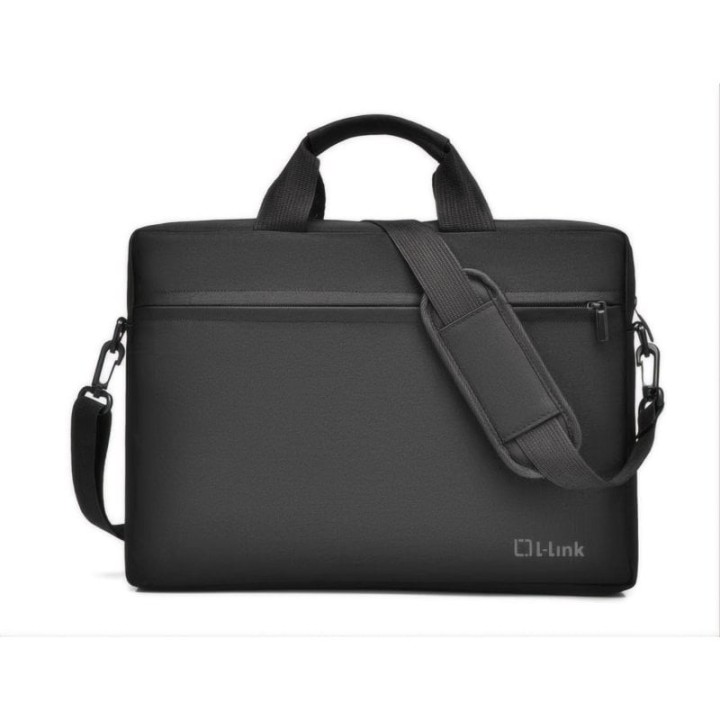 Maletín L-Link LL-B036-14 Resistente al Agua Negro 14″ Unisex Asa y Correa Extraíble