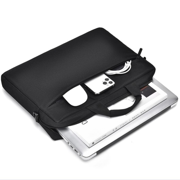 Maletín L-Link LL-B036-14 Resistente al Agua Negro 14″ Unisex Asa y Correa Extraíble