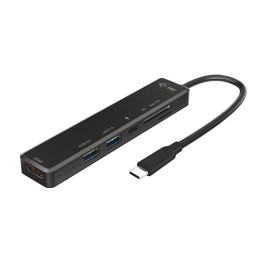 Dock USB-C i-tec Travel Easy Dock 4K HDMI Power Delivery 60W compacto lector SD/microSD