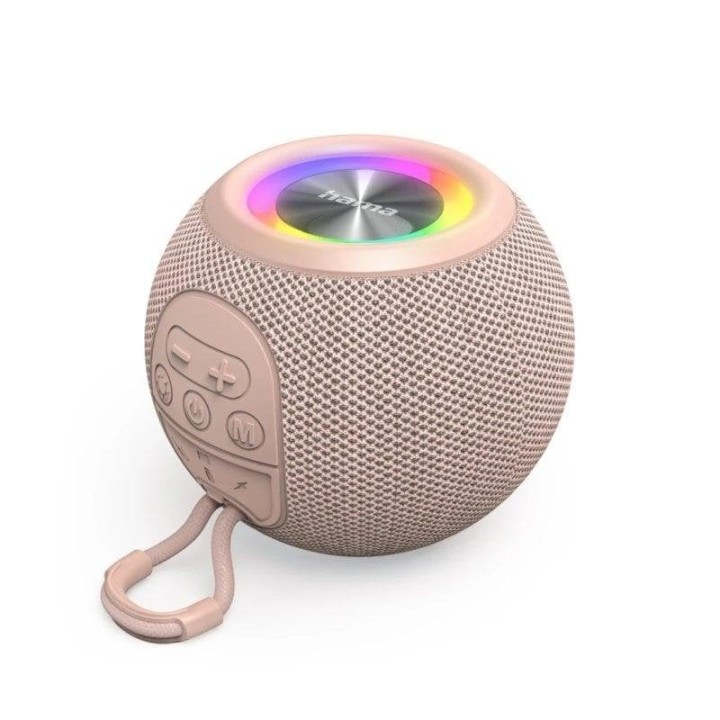 Altavoces Hama Portátil Inalámbricos Bluetooth 5.3 5W con LED y TWS