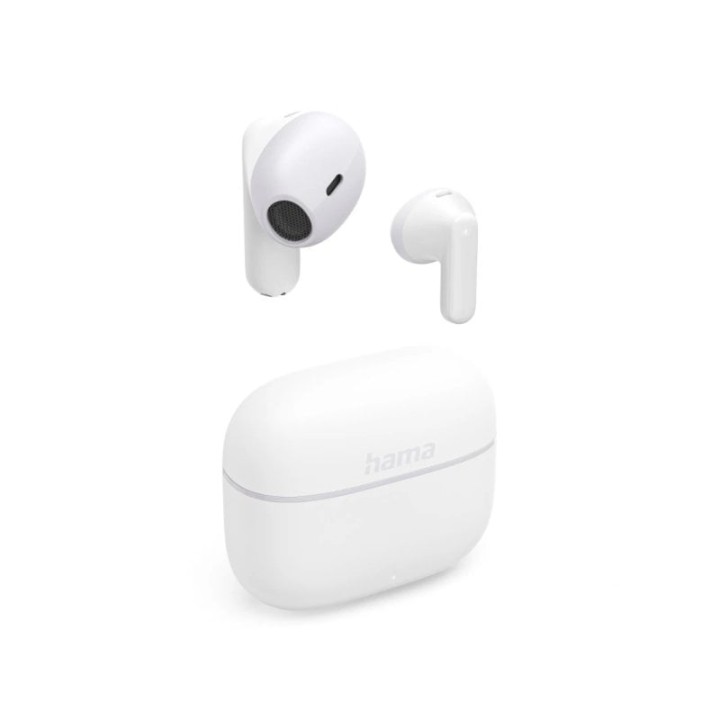 Auriculares Hama inalámbricos True Wireless Bluetooth 5.3 con micrófono blanco