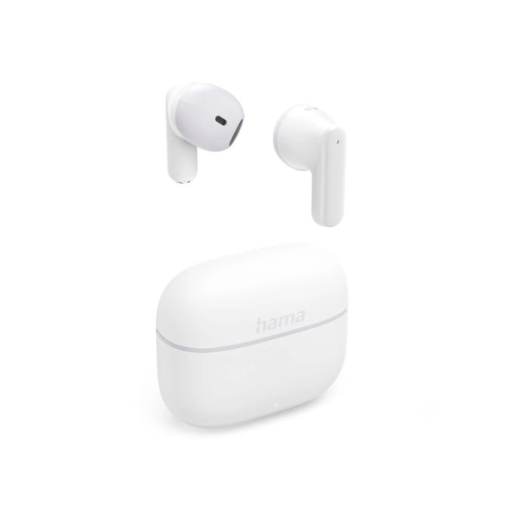 Auriculares Hama inalámbricos True Wireless Bluetooth 5.3 con micrófono blanco