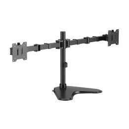 Soporte de sobremesa Aisens DT35TSR-361 para 2 monitores/TV 17-35″ VESA 100x100mm 40kg acero