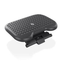 Reposapiés AISENS Ergonómico Ajustable HIPS Negro Antideslizante 30kg 46cm
