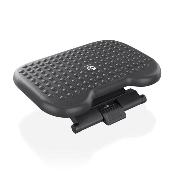 Reposapiés AISENS Ergonómico Ajustable HIPS Negro Antideslizante 30kg 46cm