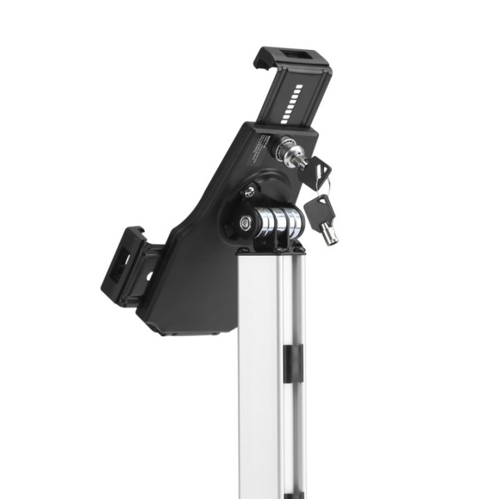 Soporte de sobremesa Aisens STT1P11-044 profesional antirobo, aluminio/plástico, tablets 8-11″, negro