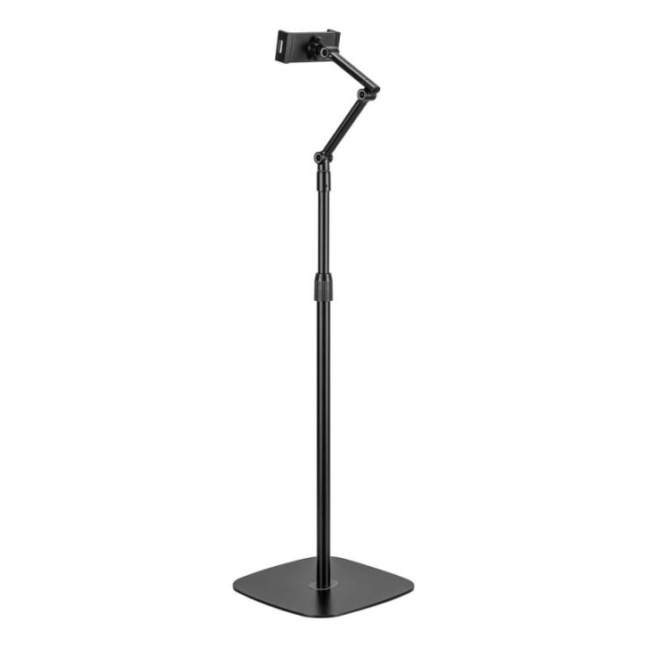 Soporte de Suelo Aisens MSF3P-301 Giratorio Inclinable Altura Ajustable Negro