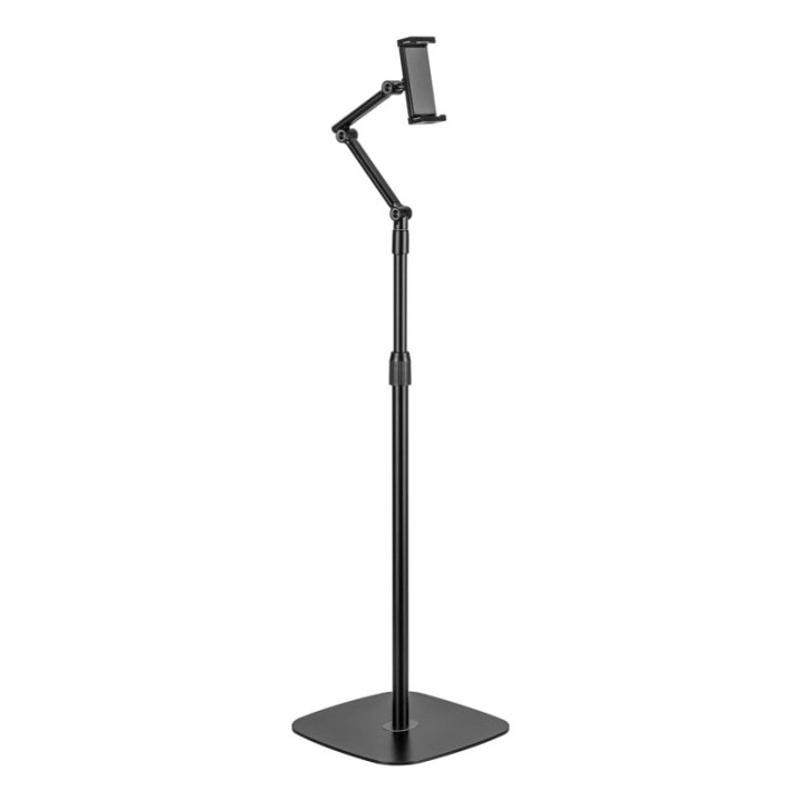 Soporte de Suelo Aisens MSF3P-301 Giratorio Inclinable Altura Ajustable Negro