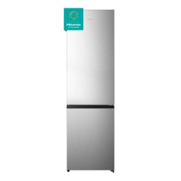 Frigorífico Hisense Combi No Frost 201cm 336L A Inox Puertas Reversibles Rápido Enfriamiento