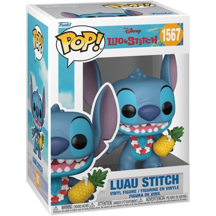 Figura coleccionable Funko Stitch Lilo & Stitch vinilo 98mm azul multicolor