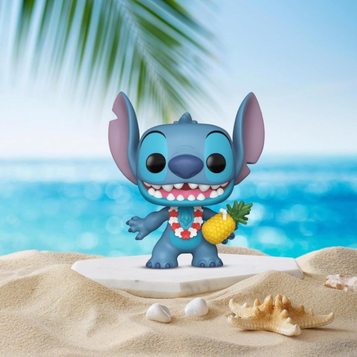Figura coleccionable Funko Stitch Lilo & Stitch vinilo 98mm azul multicolor