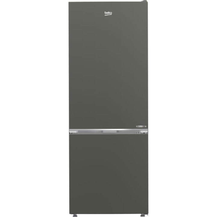 Frigorífico Beko Combi 192cm 490L E Gris Puertas reversibles, CoolRoom y Antiescarcha