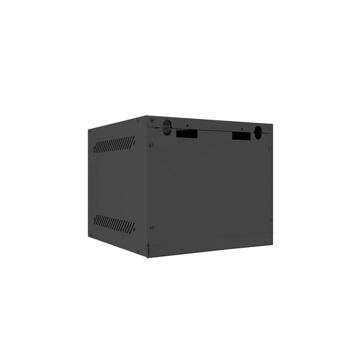 Bastidor de pared Lanberg WF10-2304-10B 4U 10" Acero Laminado Vidrio Templado IP20 Negro