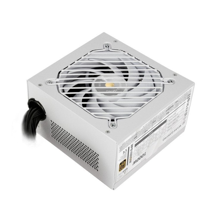 Mars Gaming Mpb1000si Fuente Alimentación Pc Atx 1000w 7 Años De Garantía 80plus Gold 90% Blanco
