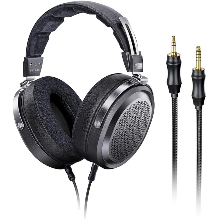 Auriculares FiiO FT1 Pro con cable magnético plano abiertos alta fidelidad negro