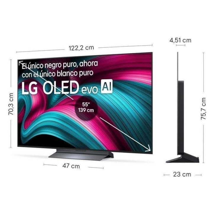 TV LG OLED evo OLED55C54LA 55" 4K Dolby Vision Dolby Atmos Smart TV WiFi 6