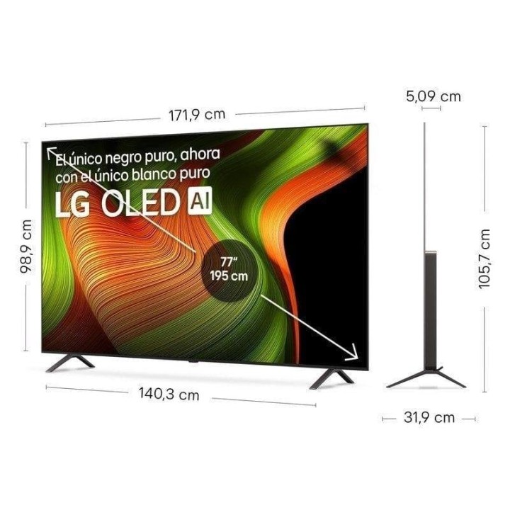 TV LG OLED OLED77B56LA 77″ 4K Ultra HD Dolby Atmos G-Sync FreeSync Smart TV WiFi 6