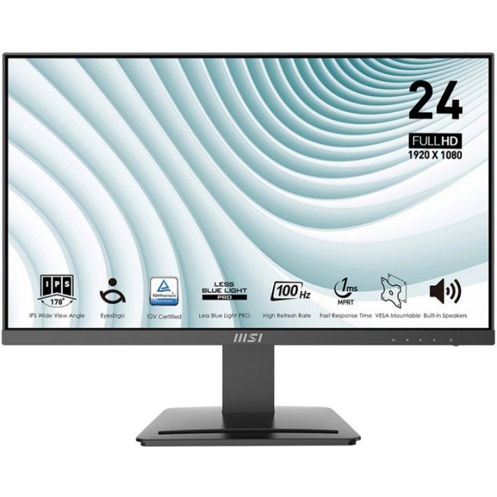 Monitor MSI PRO MP243X 23.8" IPS Full HD 100Hz FreeSync Eye Care Altavoces VESA Negocios