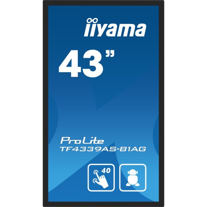 Monitor táctil iiyama ProLite 43″ 4K Ultra HD IPS Android 11 500cd/m² 40 toques