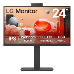 Monitor LG 23.8″ 1080p 100Hz IPS USB-C HDMI Altavoces Webcam Micrófono Ajuste Altura Flicker Free