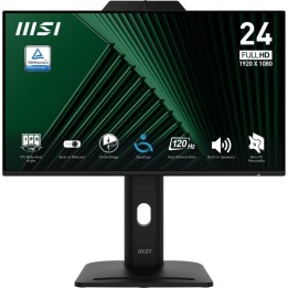 Monitor MSI Pro MP242PMG 23.8" IPS FullHD 120Hz Altavoces y Cámara USB HDMI DisplayPort Ergonomía