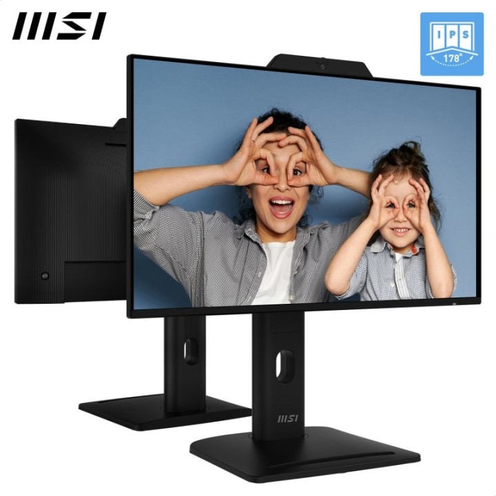 Monitor MSI Pro MP242PMG 23.8" IPS FullHD 120Hz Altavoces y Cámara USB HDMI DisplayPort Ergonomía