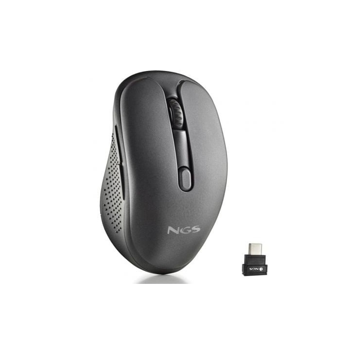 Ratón NGS inalámbrico 3200 DPI multidispositivo botones silenciosos recargable