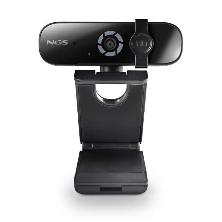 Cámara web NGS HDX-2K 2K 2560x1440/5Mpx/Micrófono multidireccional/Filtro privacidad/Base ajustable